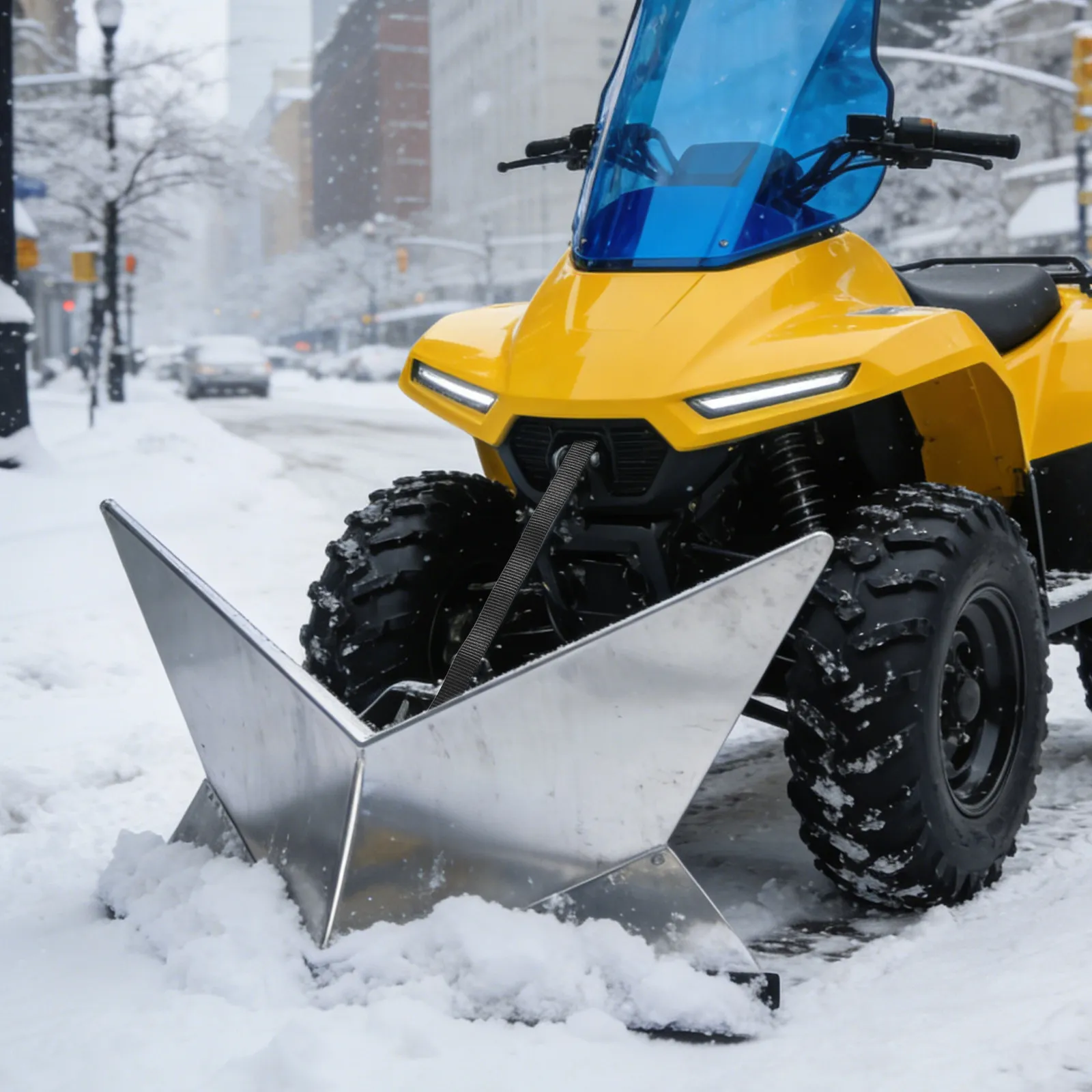 

Усиленный 64-дюймовый ремень для снегоотвалов и лебедок ATV/UTV, морозостойкий трос для подъема снегоотвалов