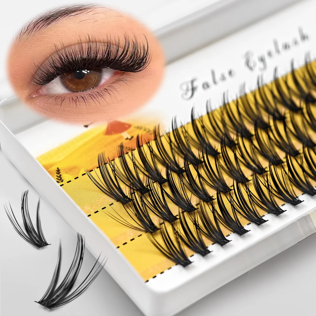 Natural 20D/30D Mink Eyelashes Soft 3D False Eyelashes Professional Makeup Eyelash Extension Tool Free Delivery in Russia