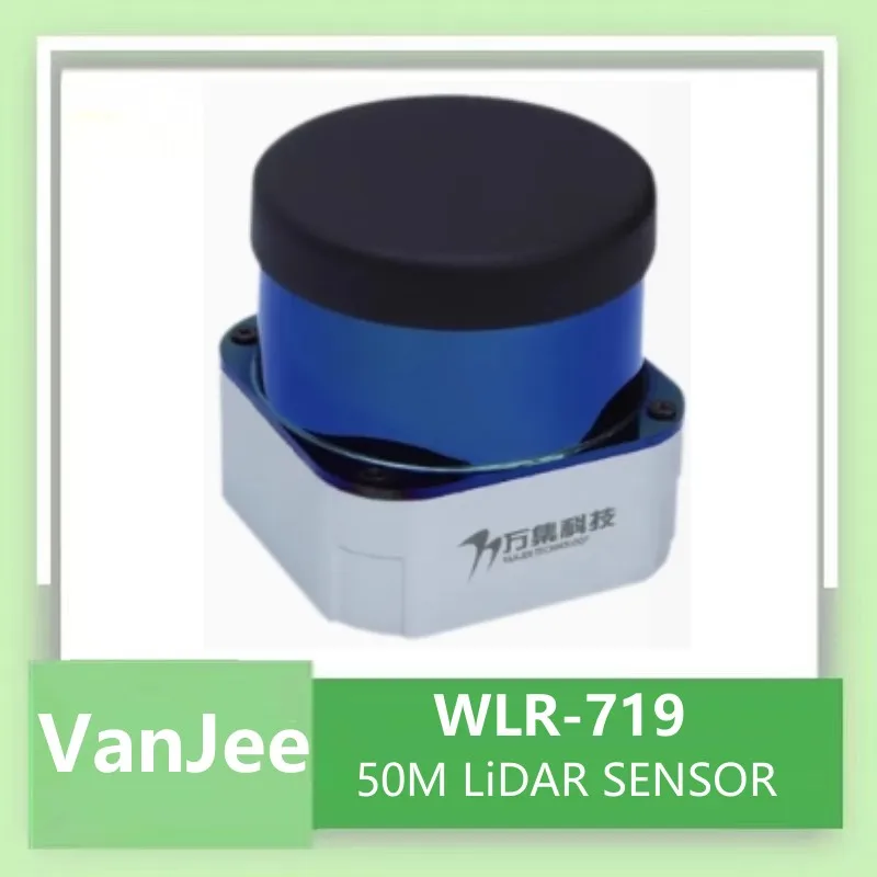 

VanJee WLR-719 Высокоточный 50m 360 ° 30Hz 2D LiDAR для обхода препятствий при навигации RGV и AGV