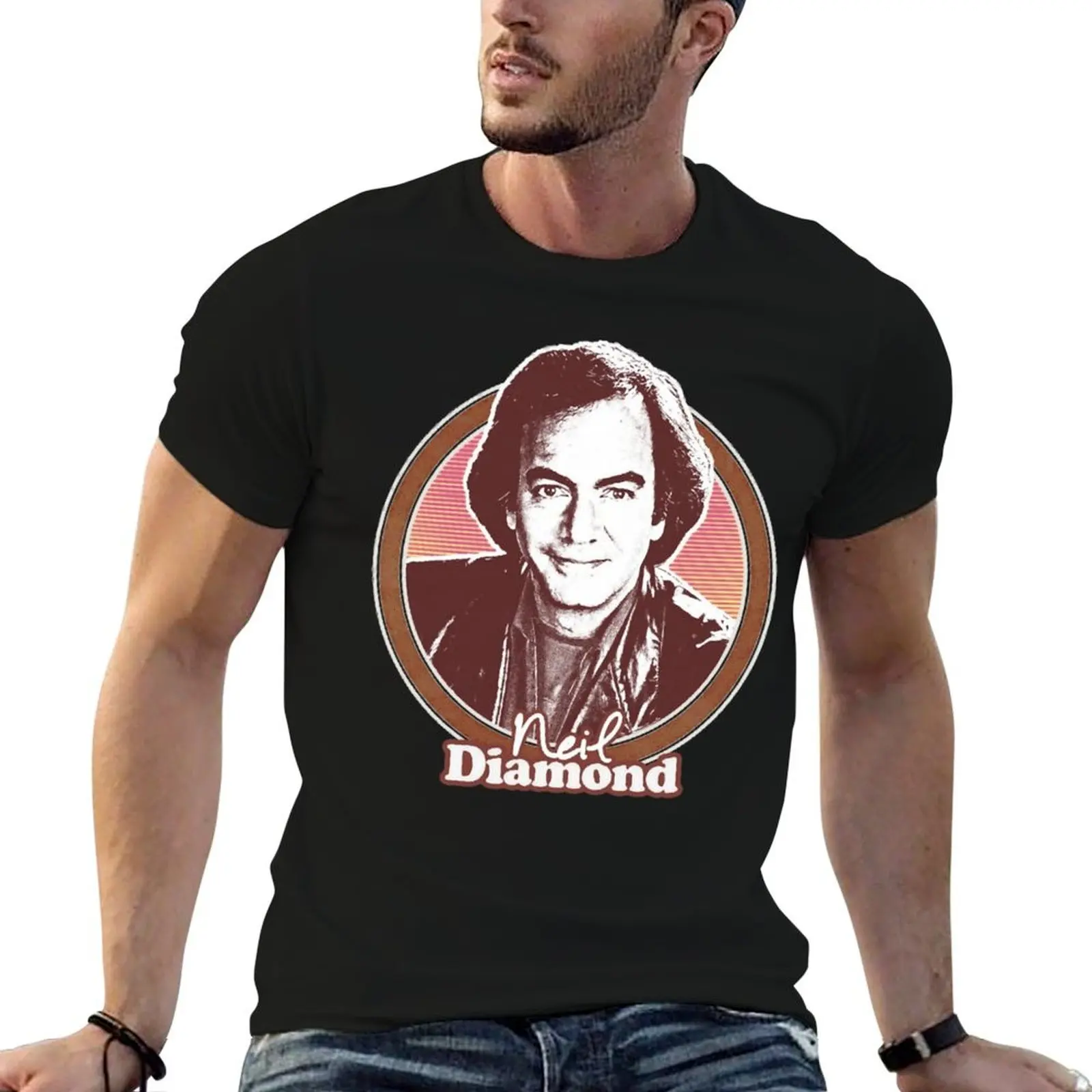 

Retro 70s Fan Design (2) T-Shirt men t shirt cotton 100% t shirt men 100% cotton luxury brand T-Shirt