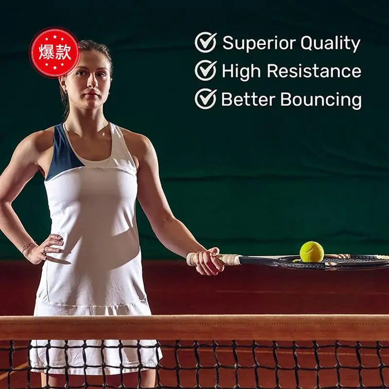 

36 Pack Tennis Balls With Storage Bag - Fine Quality Thick-Walled Tennis Ball - Perfect For Tennis, And Cricket