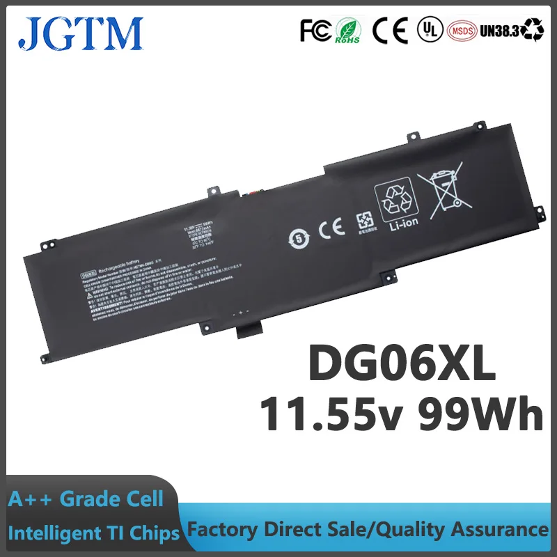 DG06XL 11.55V 99Wh 8572mAh Laptop Battery Replacement for HP Omen X 17-AP000NA AP000NG AP000NJ AP000NB AP000ND AP000NE AP000NF