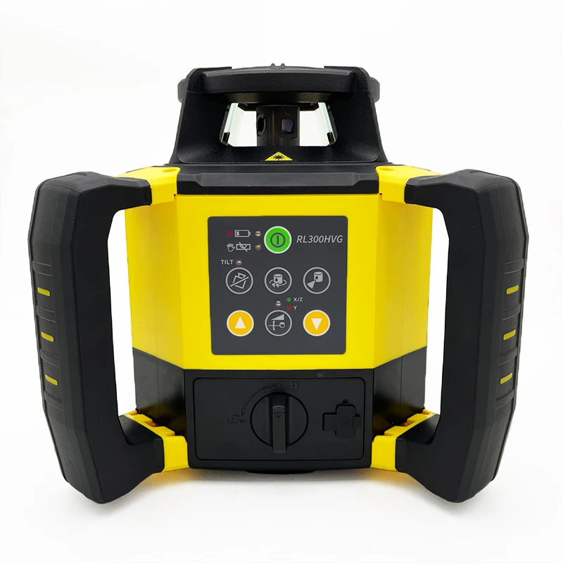 Dual Axis Slope with Rotating Speed Adjustment Green Beam Self-Leveling Rotating Laser Level RL300HVG