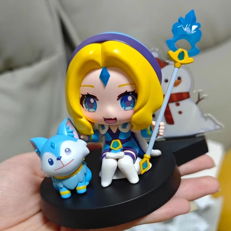New Dota2 Ti Hero Q Version Collectible Figure Blind Box Trendy Plaything Mira Na Carls Ice Queen Gift V-Store Collectors Item