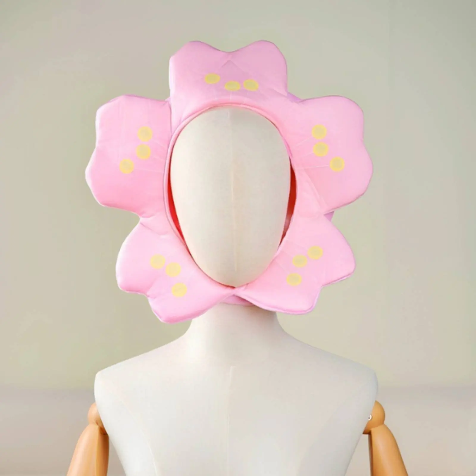 

Костюмная шляпа с цветами вишни: легкая, мягкая на ощупь, сезонная, для фотосессий, розовая, необычная, для актеров