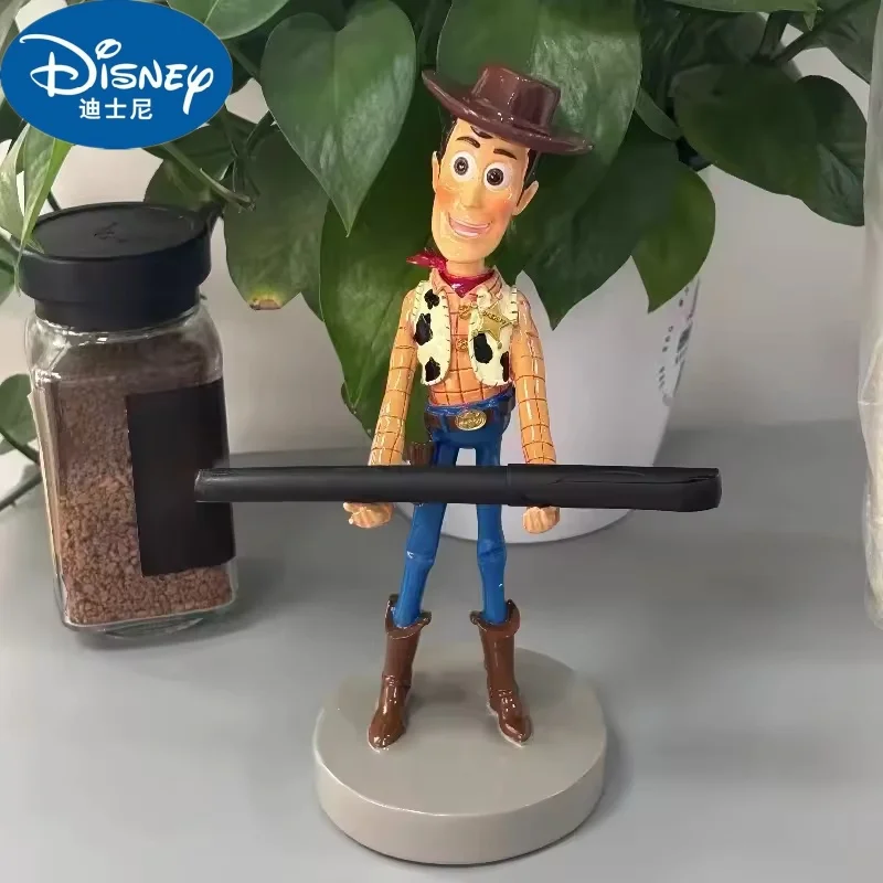 Disney Toy Story Buzz Lightyear Woody Alien Action Figure Desktop Toy Handle Gaming Controller Phone Holder Stand Brithday Gift