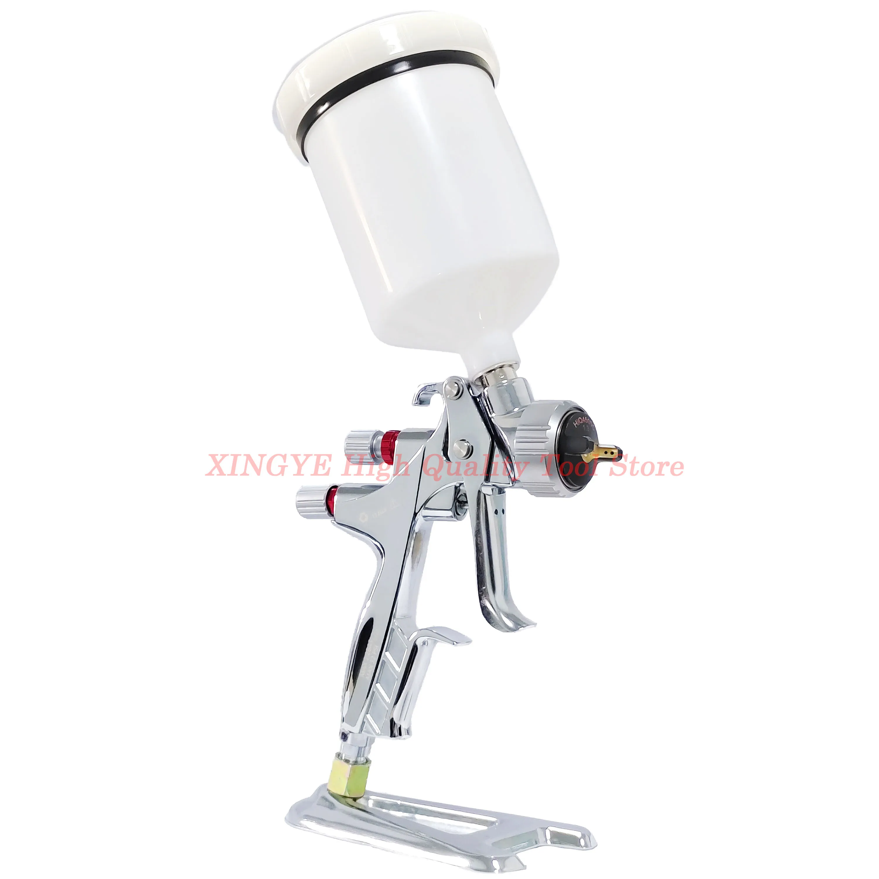 Spray Gun 1.3mm Stainless Steel Nozzle Air Spray Gun Water-Based Paint Painting Car Aerografo Paint Mixing Cup For Car
