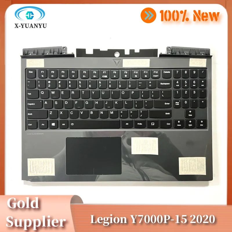 Originele Toetsenbord Palmrest Bezel Hoofdletters Voor Lenovo Legioen Y7000P Y7000P-15 2020 Notebook FY517 AP1DK000200 C Cover