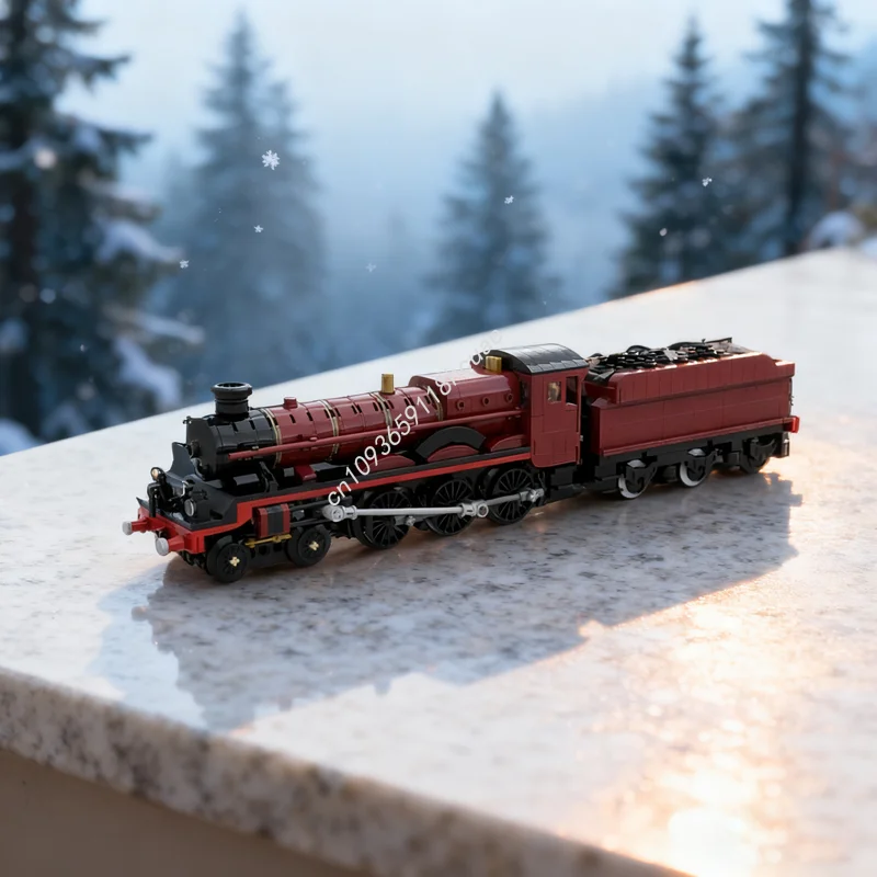 

932 шт. MOC HP Express локомотив и нежный Гарри Модель Строительство Рождественские подарки блоки игрушка Сборка DIY креативный кирпич Дети
