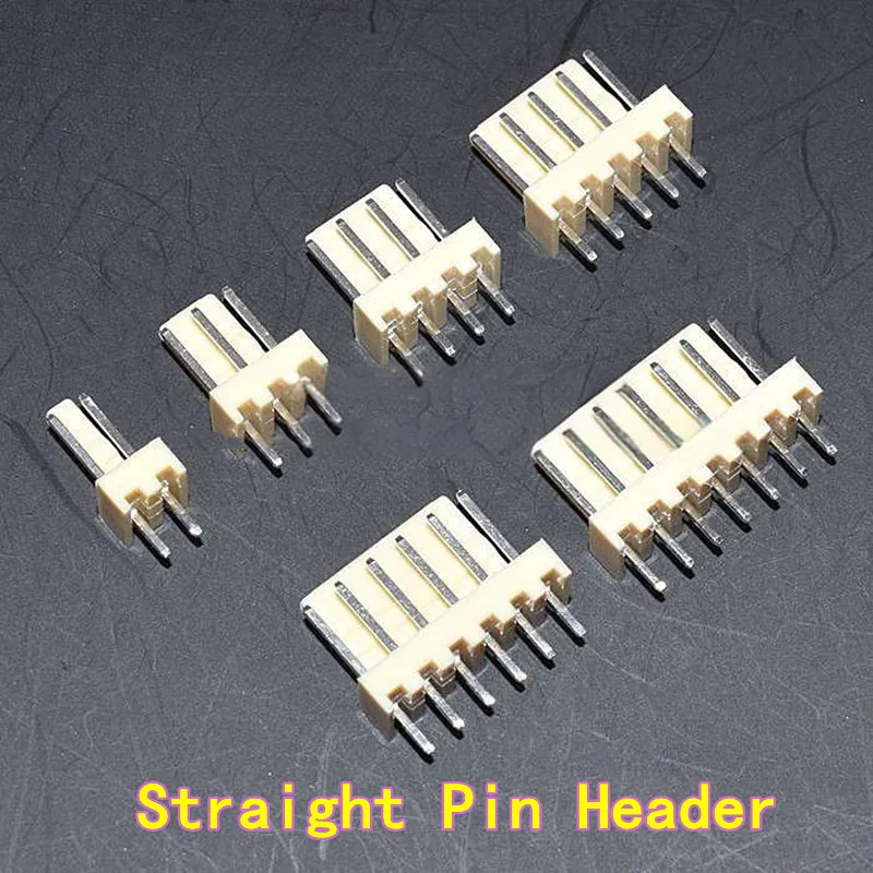 20PCS KF2510 Straight Pin Header / Bent Pin Header /Housing Connector Terminal, 2P/3/4P/5/6/8P-12P 2.54mm Pluggable Connector