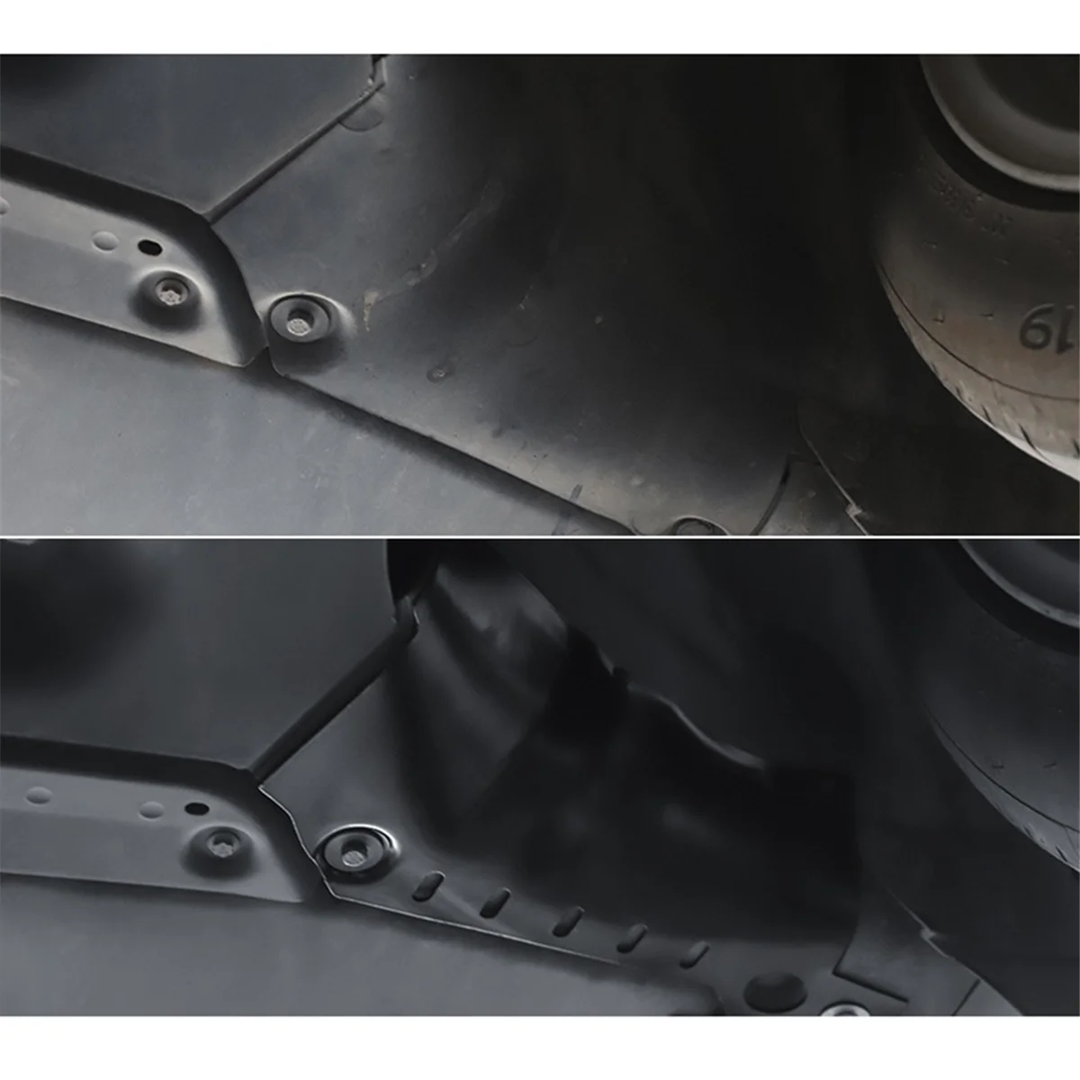 

T61c_Car Chassis Coolant Pipe Guard for Tesla Model Y Lower Fender Chassis Protection Cooling Pipe Cover