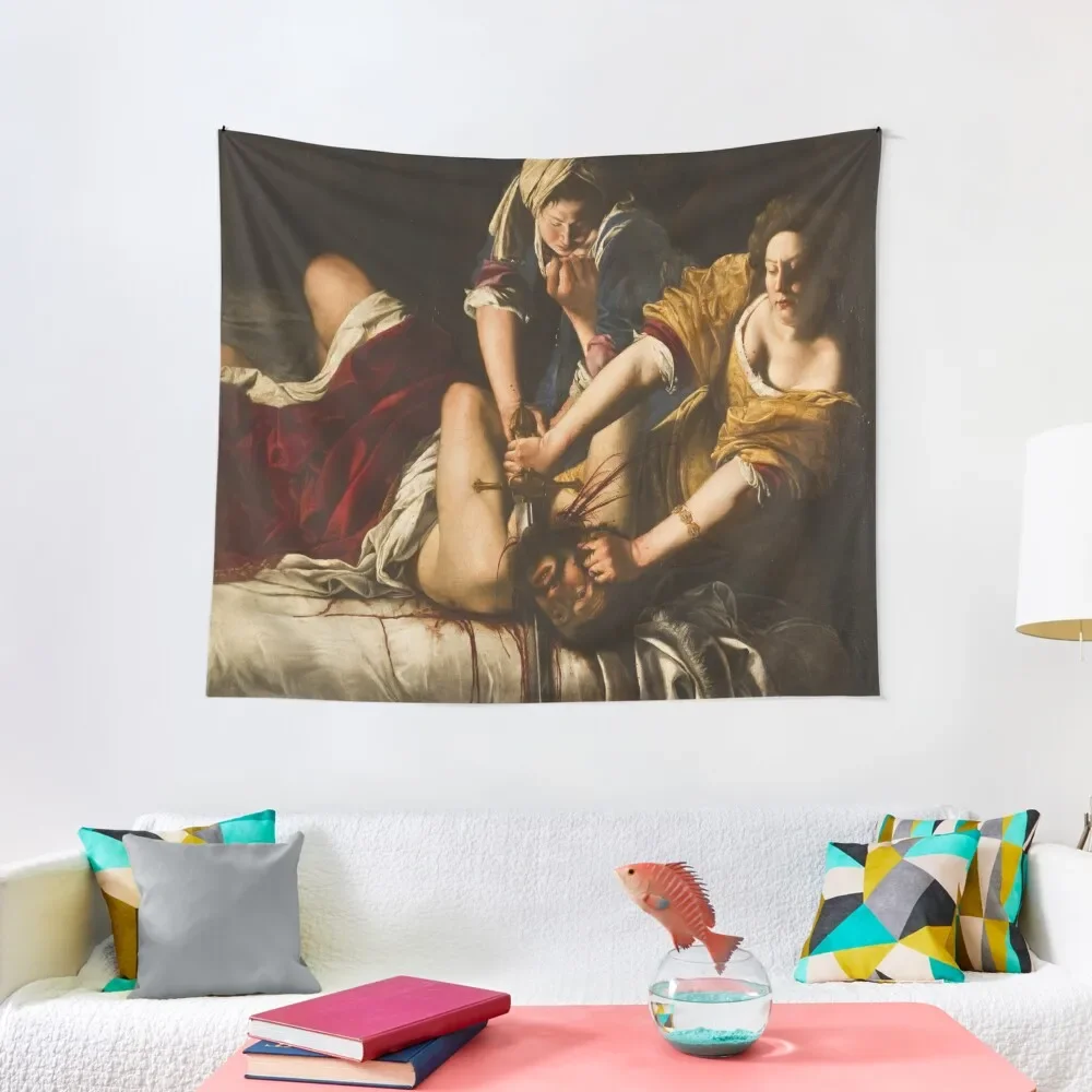 

Artemisia Gentileschi's Judith Slaying Holofernes Tapestry Wall Tapestries Bedroom Decorations Tapestry