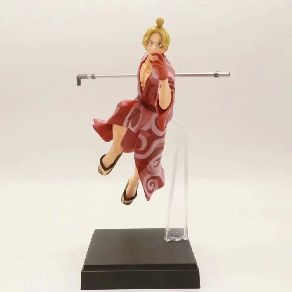 

Anime One Piece Sabo Kimono PVC Action Figure Collectible Model Doll Toy 20CM