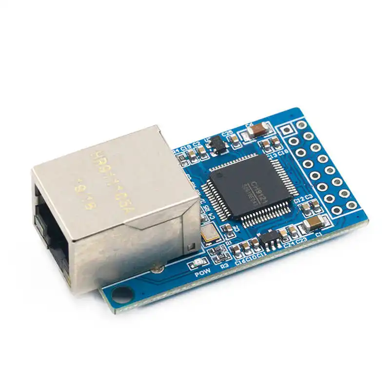 CH9121 Serial port to Ethernet network module Serial server/MCU STM32 Networking