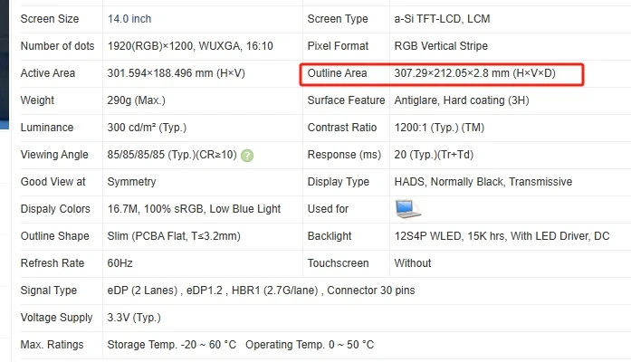 For Huawei Matebook MDG-X MDG-16 NV140WUM-N4C NV140WUM-N4B MNE007QS1-2 IPS FHD 1920*1200 Laptop LCD screen Display