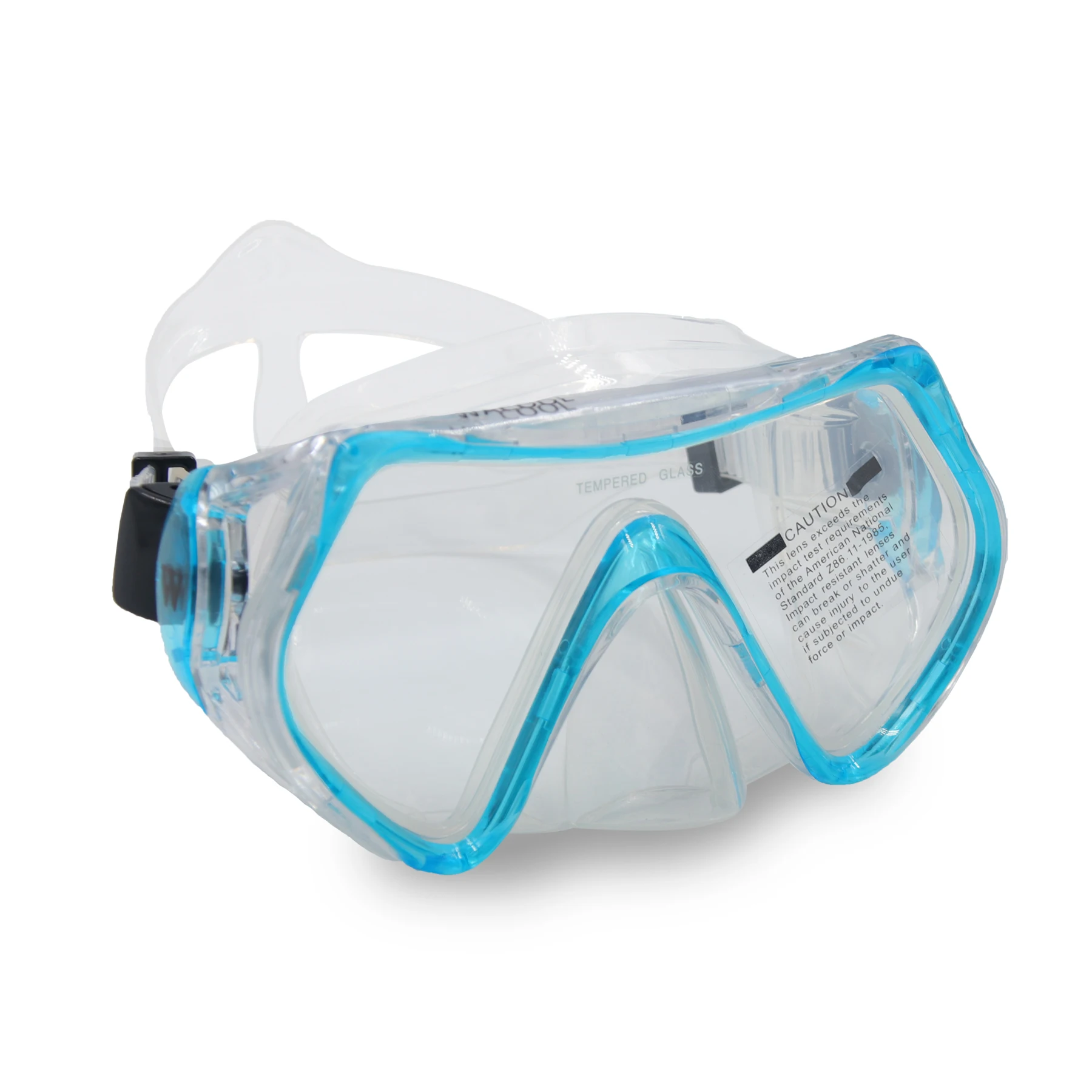 

Diving Mask Swimming Goggles Anti-Fog Snorkel Tempered Glass Swim Mask Goggles with Nose Cover Snorkeling For Free-diving Adult