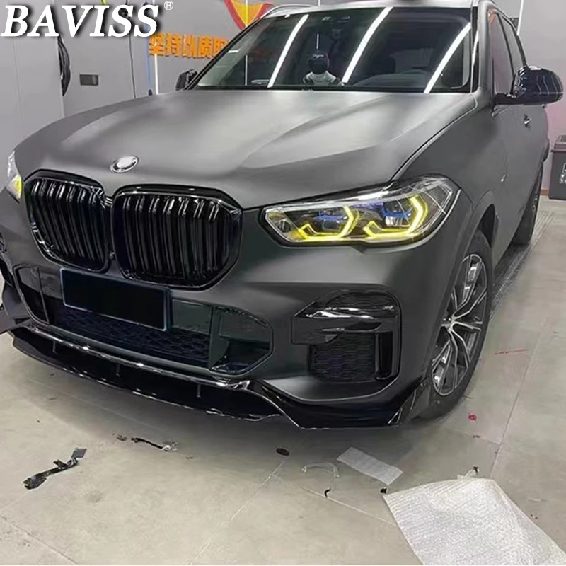 For 2020 2021 BMW X5 G05 X6 G06 40ix 50ix SUV Full Laserlight Headlight Daytime Running Light Led Module Yellow DRL Angel Eyes