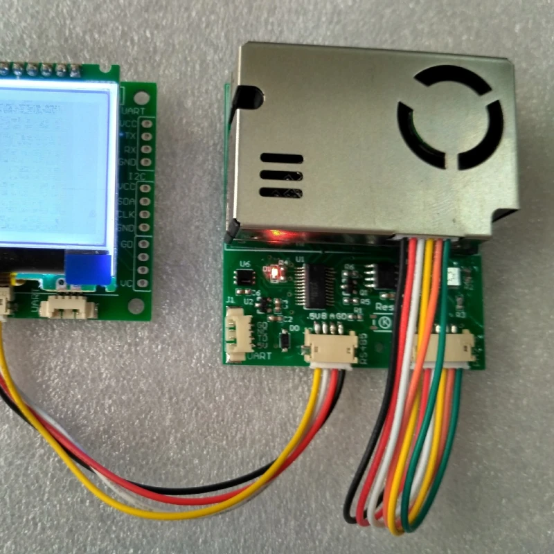 

PM2.5 formaldehyde air quality detection sensor temperature and humidity CO2/TVOC detection module seven-in-one module