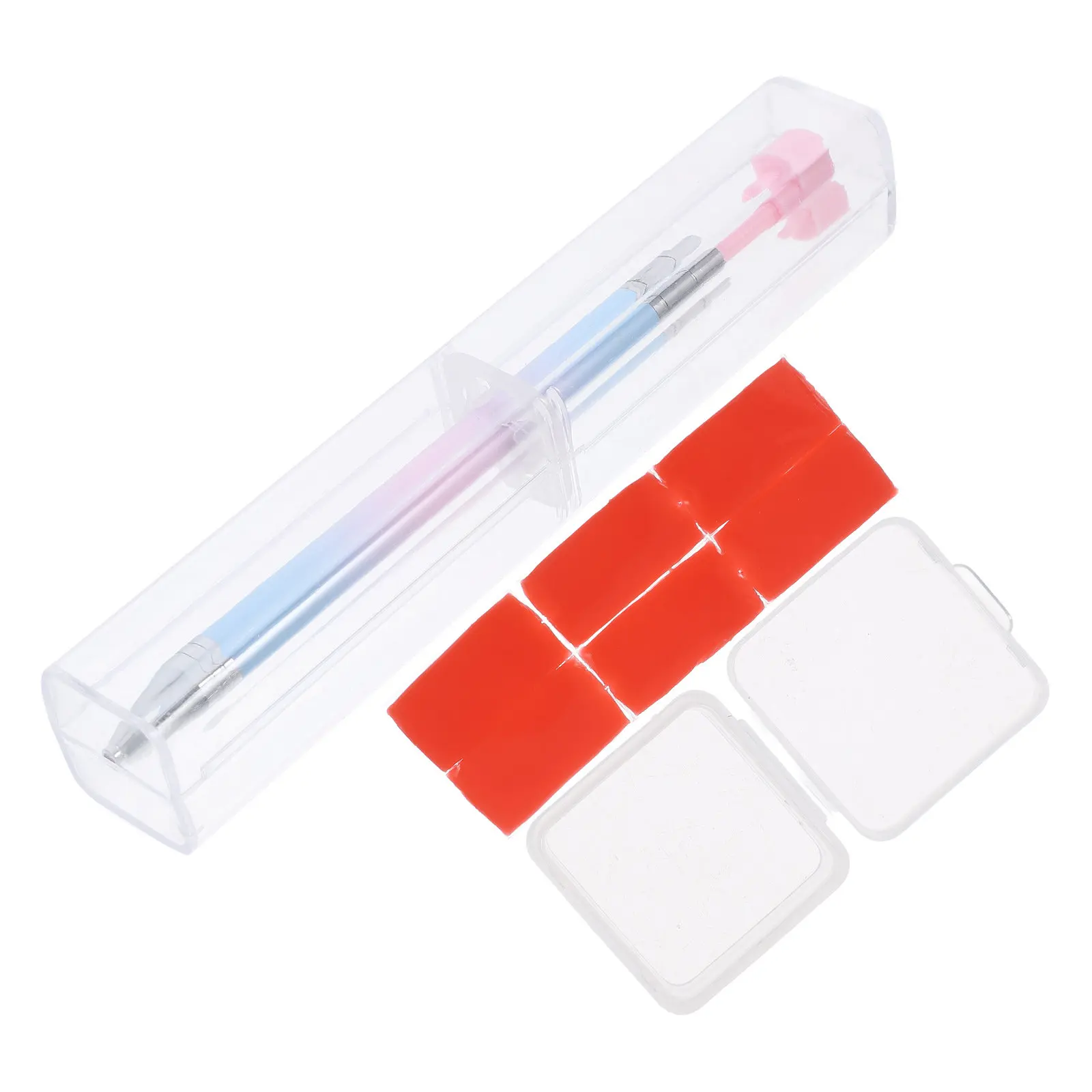 1Set Professional Nail Art Dotting Pen Kit Ergonomic Lightweight ABS Rhinestone Picker Tool for Manicure