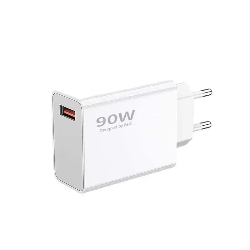 Nowa ładowarka USB typu C o mocy 90 W, szybkie ładowanie, kabel do transmisji danych, adapter ładowarki USB do telefonu, adapter z wtyczką EU do Xiaomi — zdjęcie produktu 6
