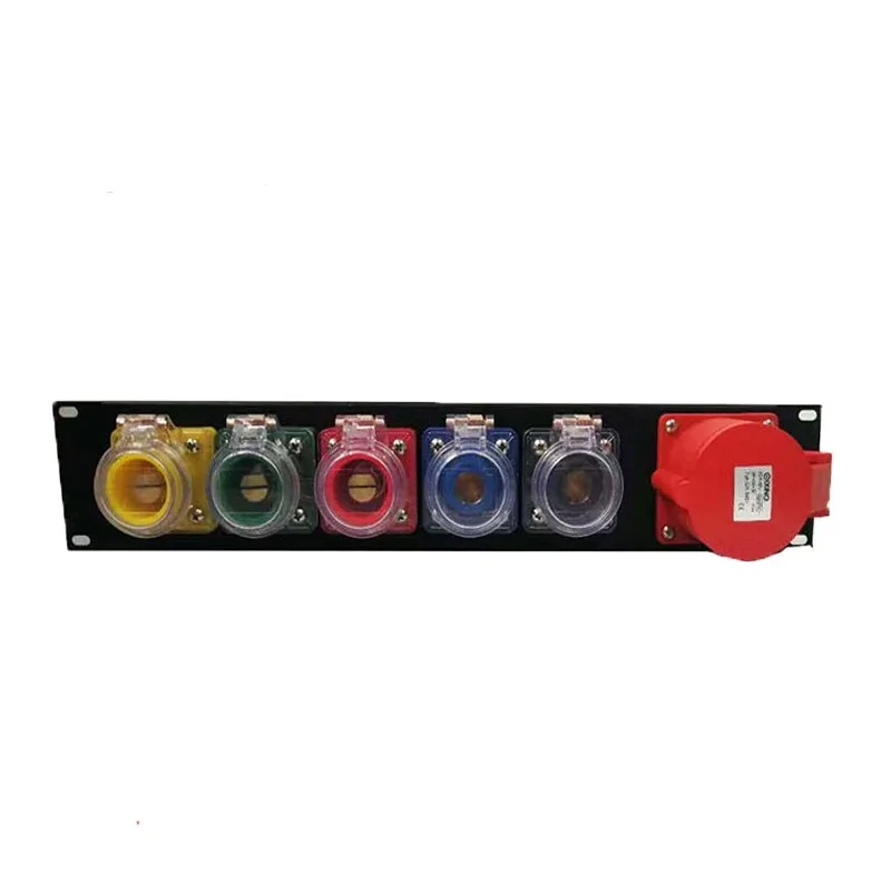 Audio LED Large Screen Power Box Power Head Plug Socket Drop-resistant Straight-through Box 200A Rhino Plug American Style