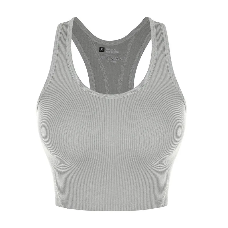 

Animal Traveler Racerback Crop Tank for Women Yoga