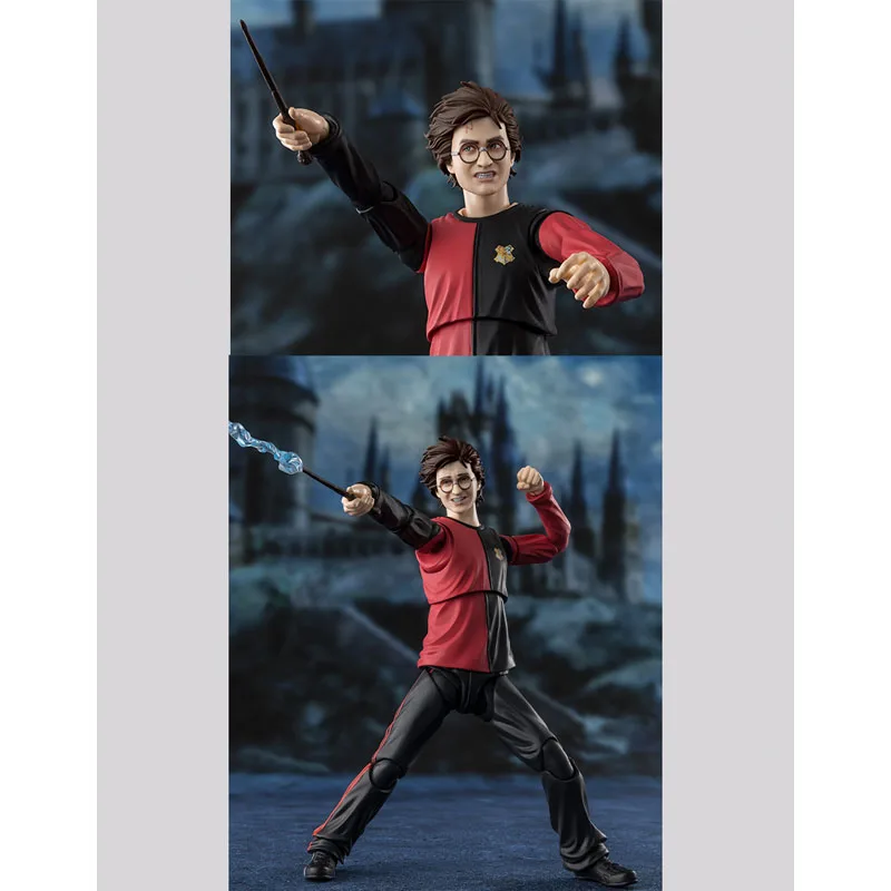 Auf Lager Original Bandai Harry Potter Modellbausatz SHF Harry Potter The Goblet of Fire Anime Action Figure Collection Fertigmodell