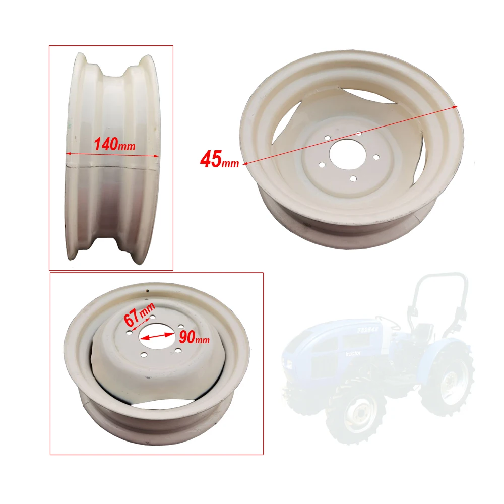 254.32.011 , Front rim for Fengshou Lenar 254 tractor with NJ385, please check the dimensions firstly