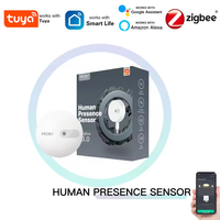 MOES ZigBee Human Presence Sensor Detector Radar Wave Detection Sensor for Home Security Tuya Smart Human body Exists Sensor