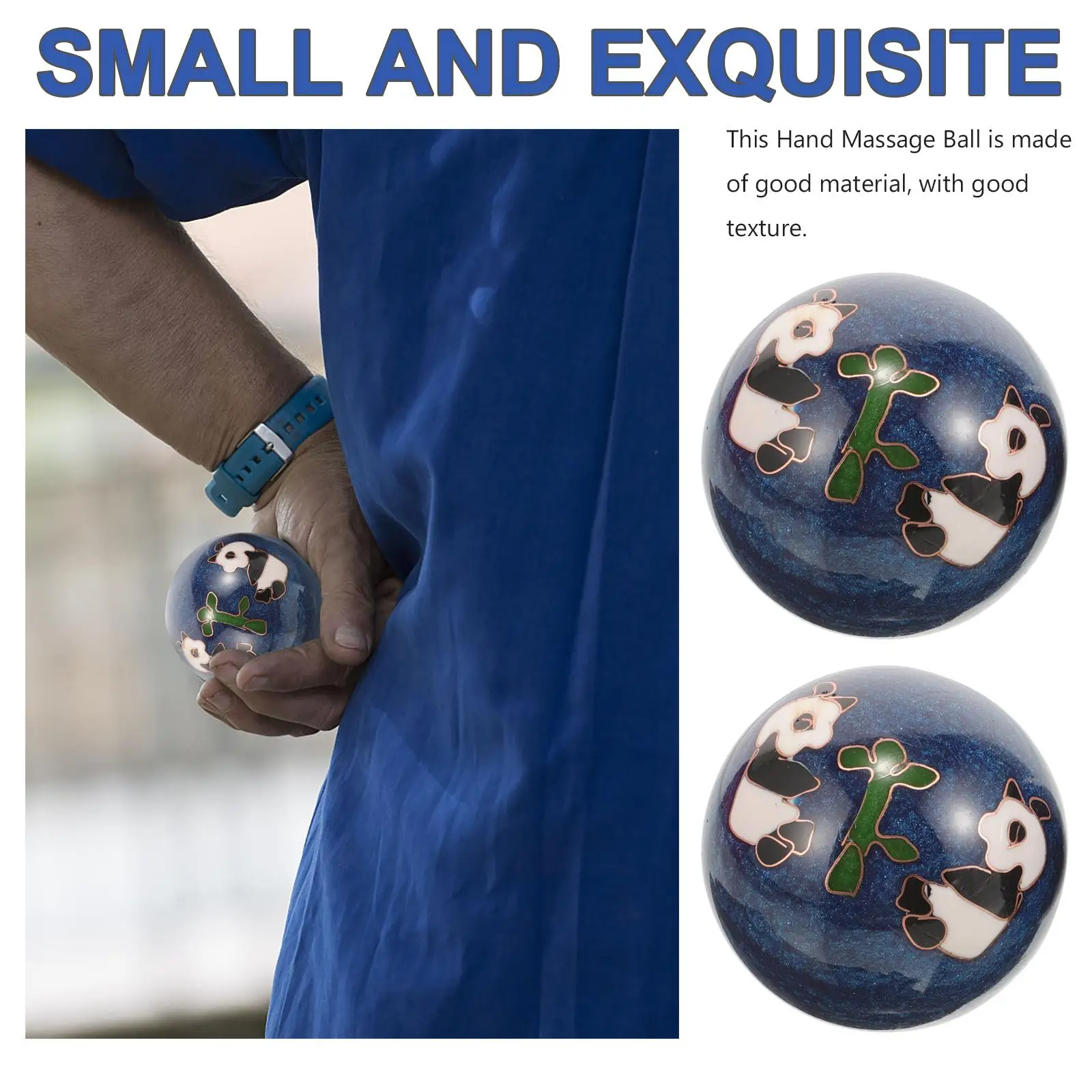 

2 Pcs Exerciser Fitness Handball Massage Balls Outdoor Massagers Man Meditation