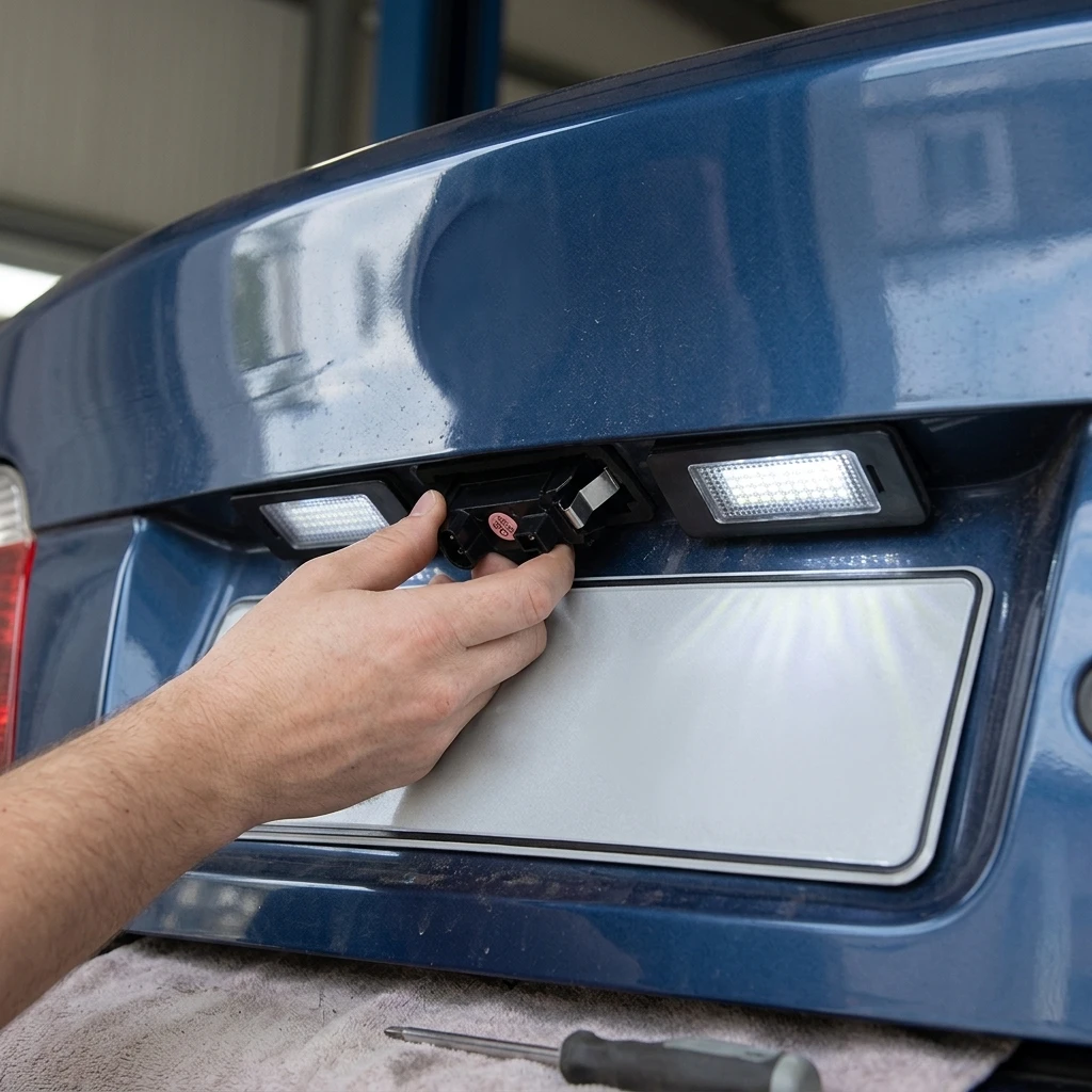 1/2 Stück 24LED Kennzeichenbeleuchtung für BMW E90 M3 E91 E92 E70 X5 X6 E39 F30 E60 E61 E93 Auto-Zubehör Kennzeichenleuchten
