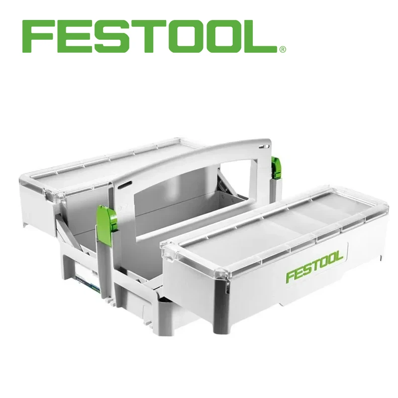 FESTOOL 499901 SYS-Storage Box Scalable Expansion 396*296*167mm Multifunctional Tools Parts Hard shell Case