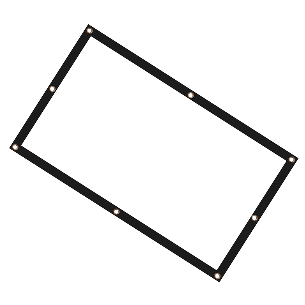 1Pcs Projection Screen Portable White High End Fiber 4:3 84 Inch for Business Education Gaming Projector Curtain
