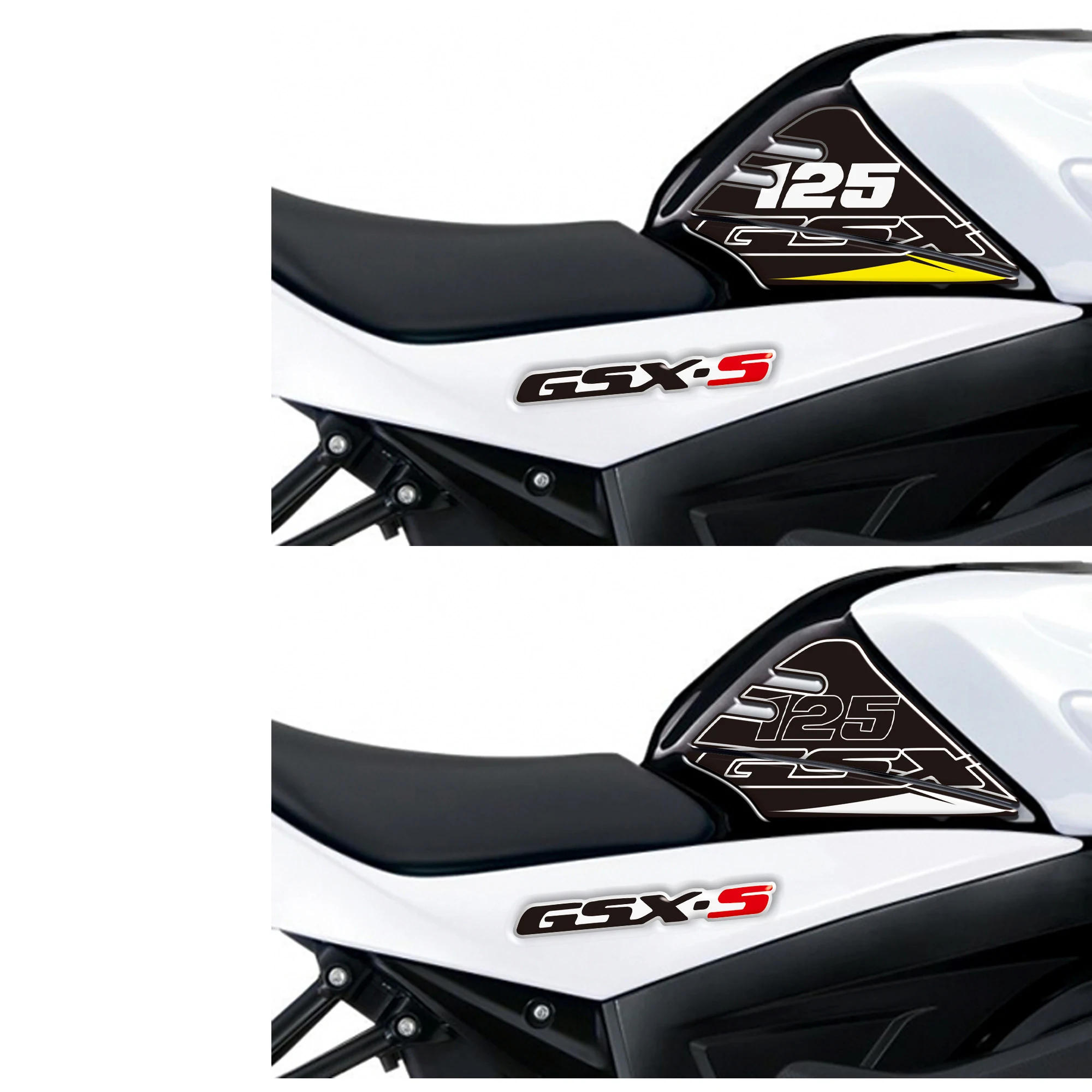 

Защитная накладка на бак, 3D наклейка, клейкая боковая накладка, защита мотоцикла, подходит для Suzuki GSX-S125 GSX-S GSX S125