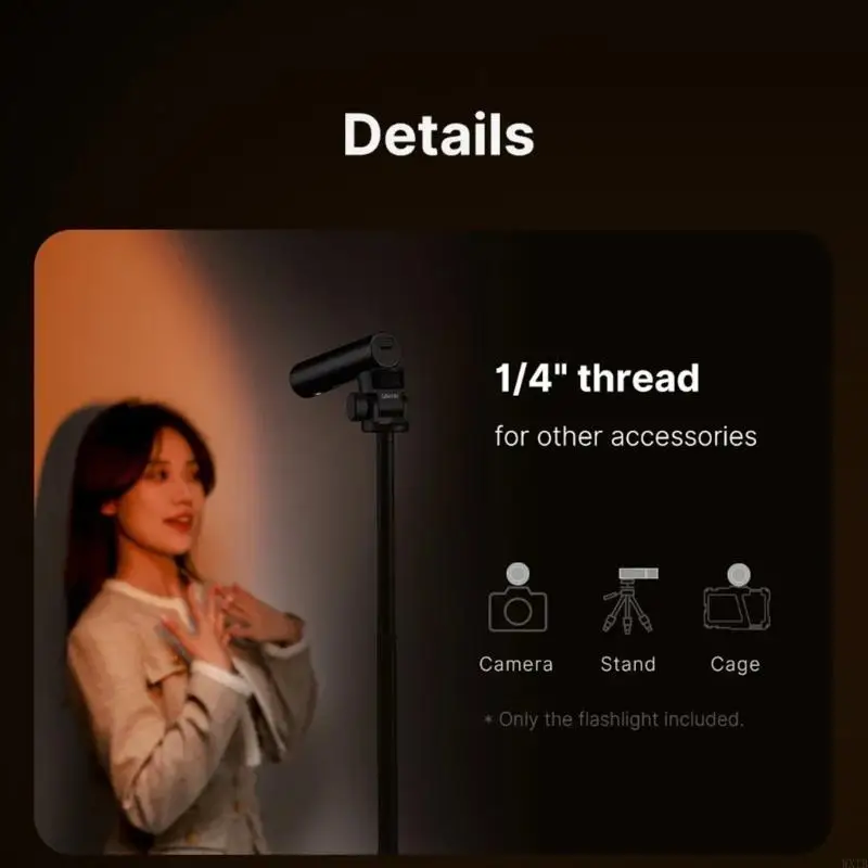 LM07 Photography Light for Outdoor and Indoor Zoomable Adjustable Brightness