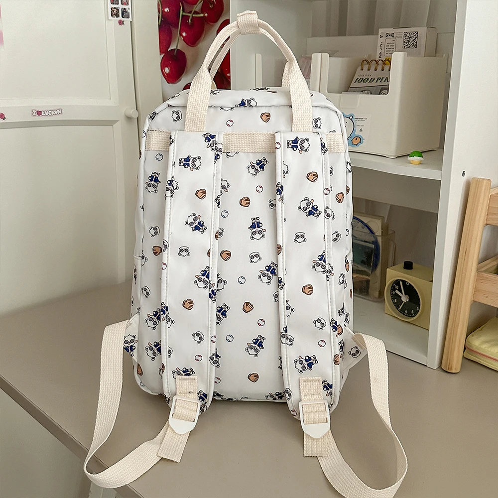 Backpack, Handheld Daypack, Lightweight Fabric, Adjustable Straps, for Shopping Short Outdoor Visit