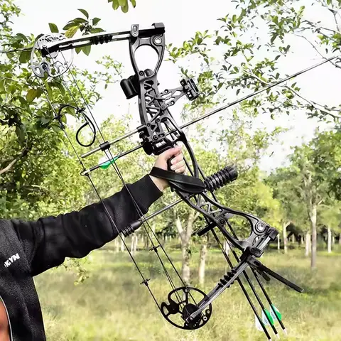 M126 0-70lbs Adjustable New Archery Compound Bow for Hunting and Shooting Right or Left Hand Target Compound Bow