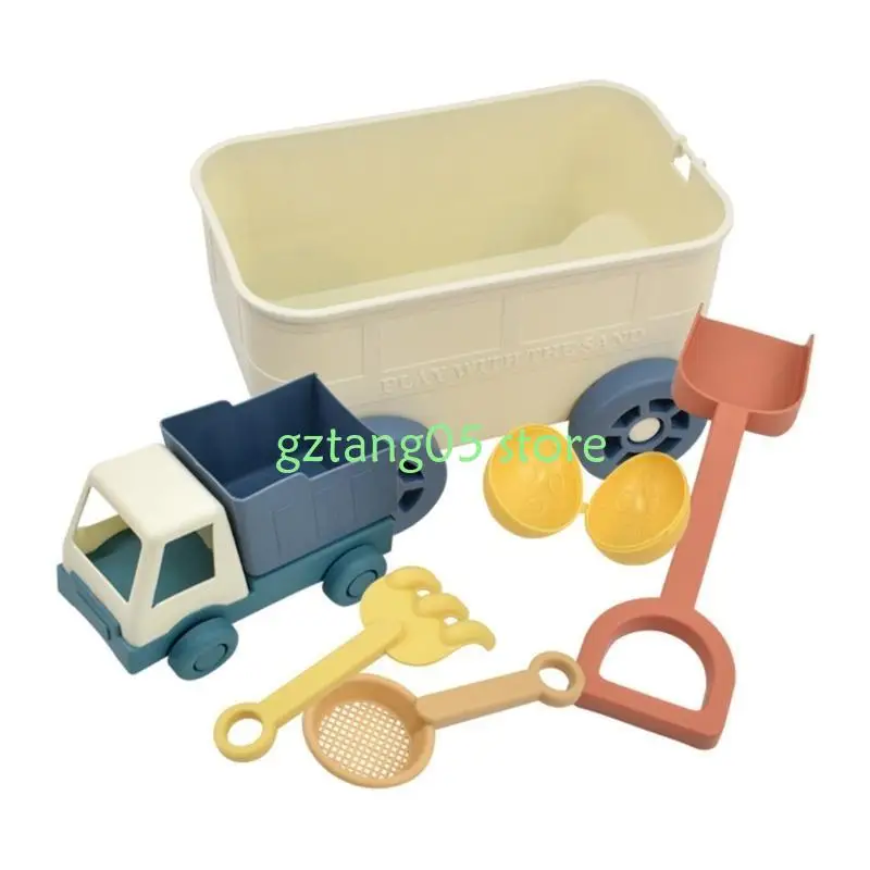 

57EE 6/8 Pieces Sand Toy Water Activity Set For Kids Outdoor Adventures Birthday Gift