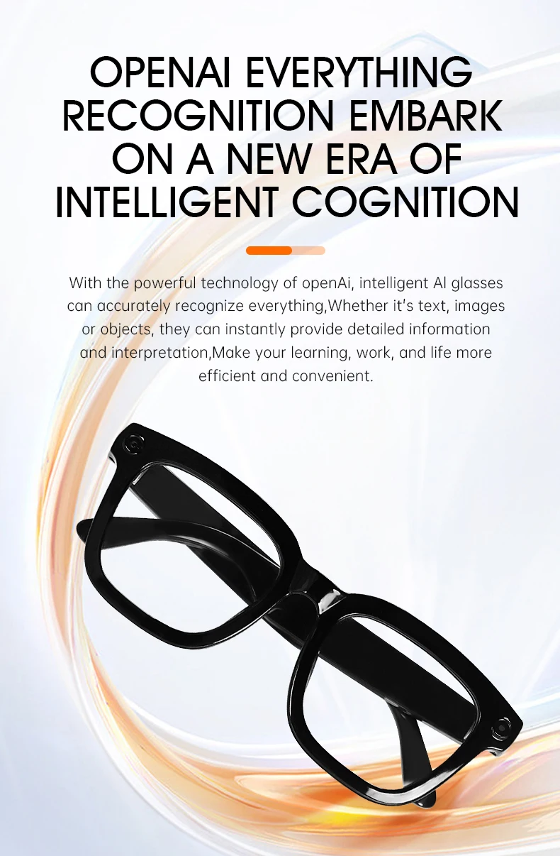 AI smart audio glasses high-tech sunglasses with phone answering music listening translation function