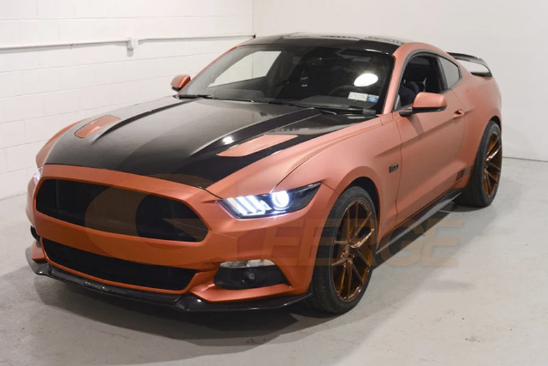 포드 머스탱 2015 2016 2017용 우수한 주간 주행등 초고휘도 COB LED 엔젤 아이즈 키트 헤일로 링