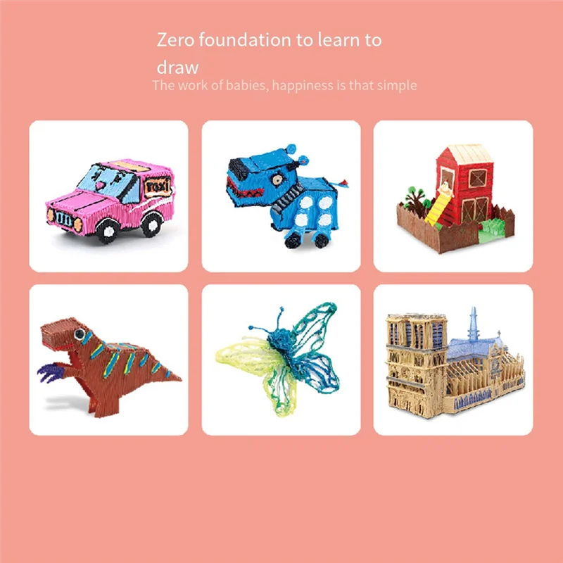 3D Printing Pen DIY Painting Russian USB Model Camouflage With LCD Screen Compatible PLA Filament 3D Printing Pen