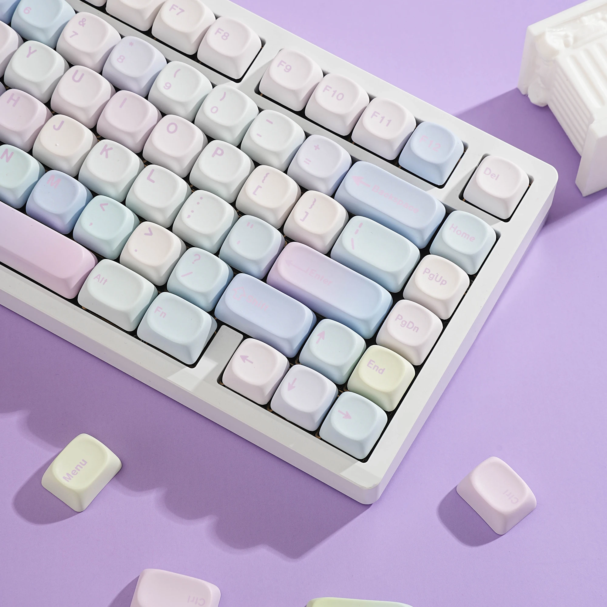 MOA Keycaps PBT ISO French Spanish German Korean Russian Brazil Abnt2 Arabic Dye Sub Custom Keyboard Keycap 130 Keys