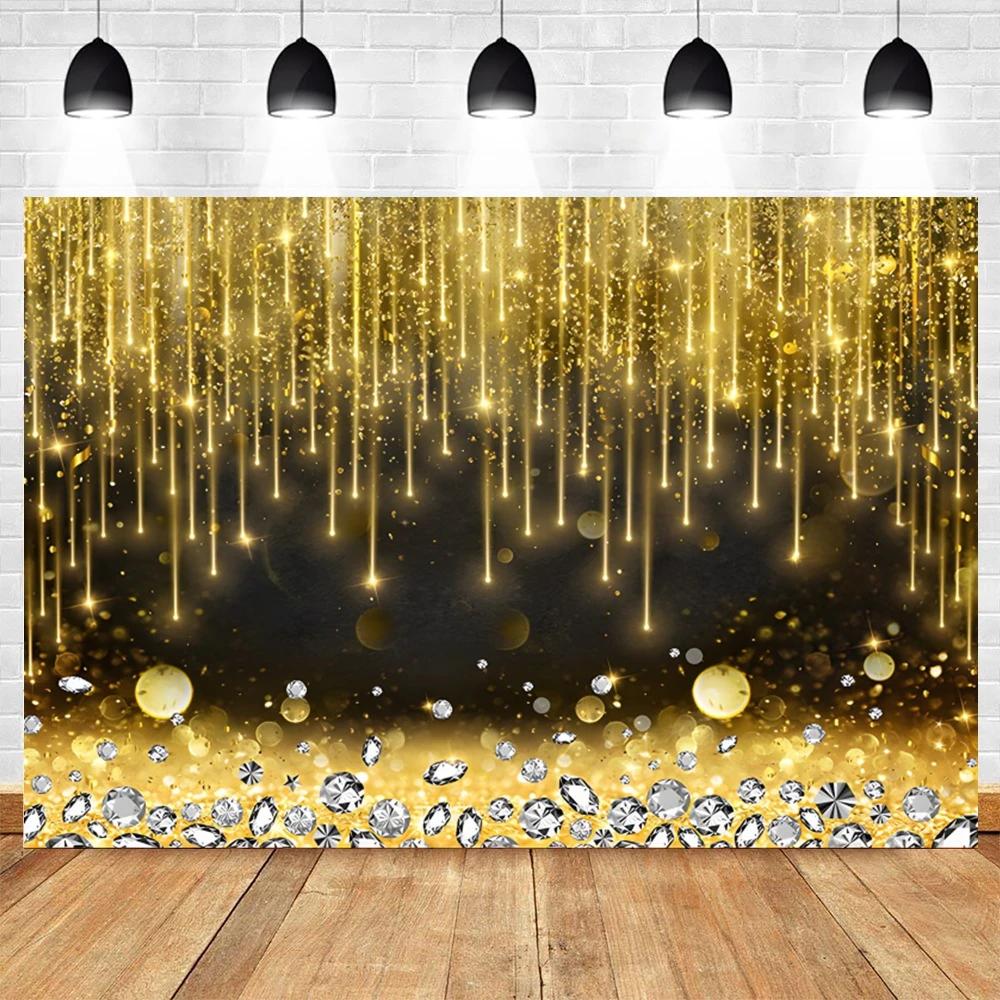 Fantasy Glitter Light Bokeh Birthday Backdrop Polka Dot Shimmer Sequin Wedding Party Photography Background Decor Photo Studio