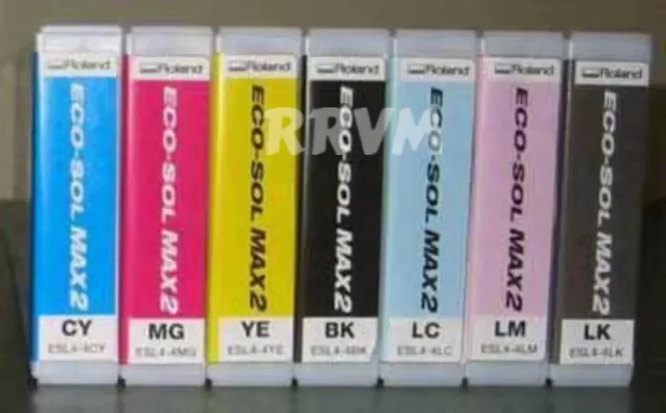 MAX2 ESL4-4 New Original Roland  ECO-Solvent Ink ECO-SOL  K C M Y LC LM LK MT WH 440ML