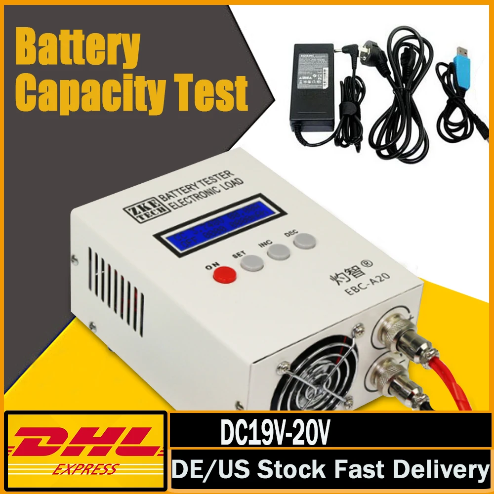 EBC-A20 Li-po Battery Capacity Tester Lithium Lead-acid 5A Charge 20A Discharge 85W Multifunction