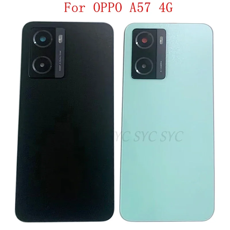 

Back Cover Rear Door Case Housing For OPPO A57 4G Battery Cover with Camera Frame Lens Logo Repair Parts