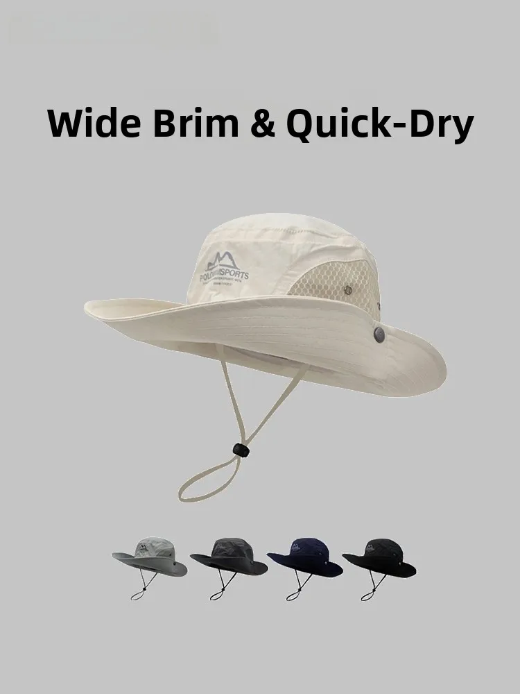 monstar-white-mountain-climbing-hat-unisex-outdoor-sun-protection-breathable-fishing-cap-adjustable-large-brim-foldable-hat