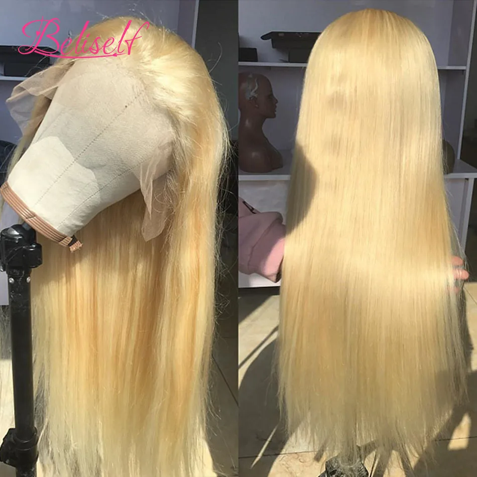 613 Lace Front Wigs 13x6 Straight Brazilian Hair 13x4 Blonde Lace Frontal Wigs 250 Density 13x6 HD Lace Wig Human Hair Beliself