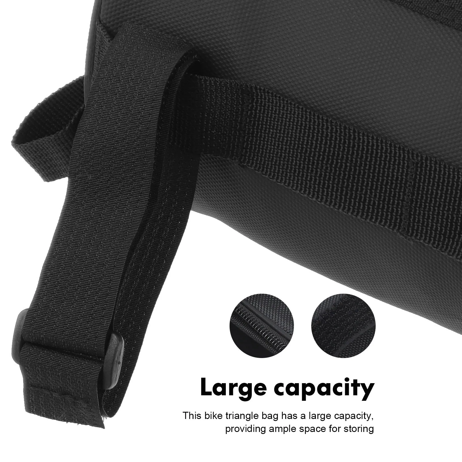 

Waterproof Saddle Bag Nylon Mounting for Motorcycle Bike Front Handlebar Storage Outdoor Riding Gear Accessory