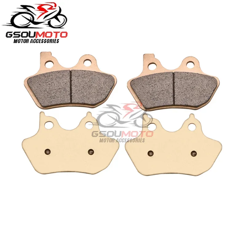 Front Rear Brake Pads For Harley Sportster XLH883 Flat Track 2000-2003 Custom XL883 R 100th Anniversary XL 53c 1200c 1200s 00-03